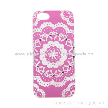 Colorful design TPU cover for iPhone 5/5s with rhinestones